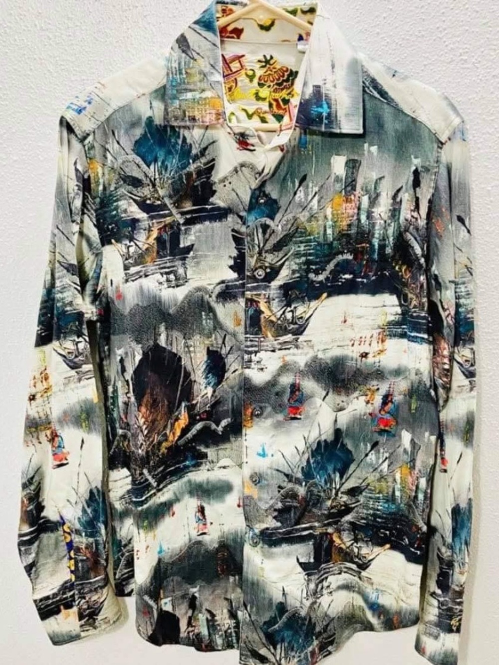Robert Graham super rare Sunken ships limited edition shirt